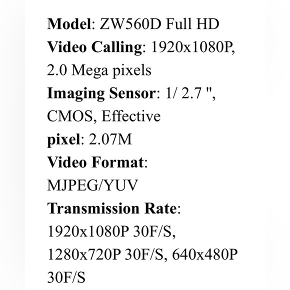 Z-Edge Ring Light 1080P Full HD WEBCAM NEW IN BOX - Picture 6 of 7